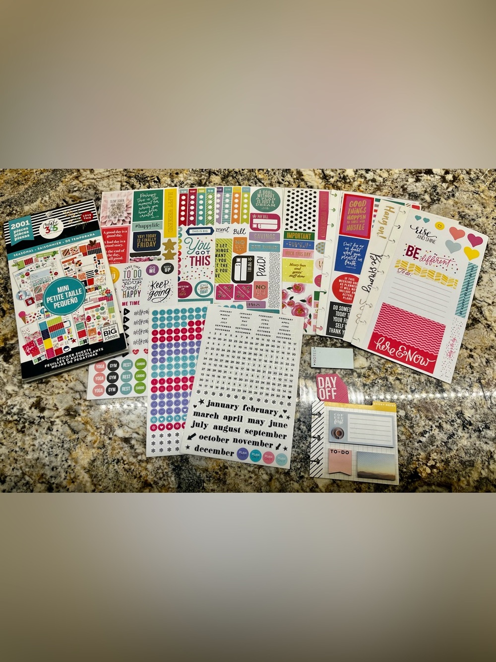 me & my BIG ideas Create 365 sticker book Multicolor Sticker Office Scrapbook
